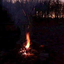 Feuer bei Nacht
