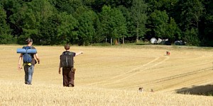 Sicht aufs Camp 