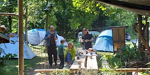 Familien im Camp