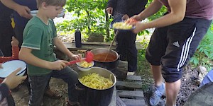 Nudeln mit Tomatensoße