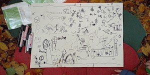 Landkarte Waldstück